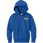 Mokapu Ae'o <span class="pdp-name-mascot">Mōkapu Elementary Ae'o</span> Port & Company Youth Core Fleece Full-Zip Hooded Sweatshirt Front Thumbnail