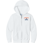 LaGrange Academy Warriors <span class="pdp-name-mascot">LaGrange Academy Warriors</span> Port & Company Youth Core Fleece Full-Zip Hooded Sweatshirt Front Thumbnail