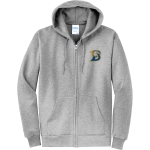 BROCK HIGH SCHOOL EAGLES <span class="pdp-name-mascot">BROCK EAGLES</span> Port & Company Men's Core Fleece Full-Zip Hooded Sweatshirt Front Thumbnail