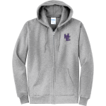 HYDRO-EAKLY HIGH SCHOOL BOBCATS <span class="pdp-name-mascot">HYDRO - EAKLY BOBCATS</span> Port & Company Men's Core Fleece Full-Zip Hooded Sweatshirt Front Thumbnail