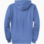 PUEBLO HIGH SCHOOL WARRIORS Port & Company Men's Core Fleece Full-Zip Hooded Sweatshirt Back Thumbnail