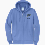 PUEBLO HIGH SCHOOL WARRIORS Port & Company Men's Core Fleece Full-Zip Hooded Sweatshirt Front Thumbnail