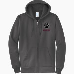 Peachtree Panthers <span class="pdp-name-mascot">Peachtree Academy Panthers</span> Port & Company Men's Core Fleece Full-Zip Hooded Sweatshirt Front Thumbnail