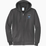 Northstar Christian Knights <span class="pdp-name-mascot">Northstar Christian Academy Knights</span> Port & Company Men's Core Fleece Full-Zip Hooded Sweatshirt Front Thumbnail