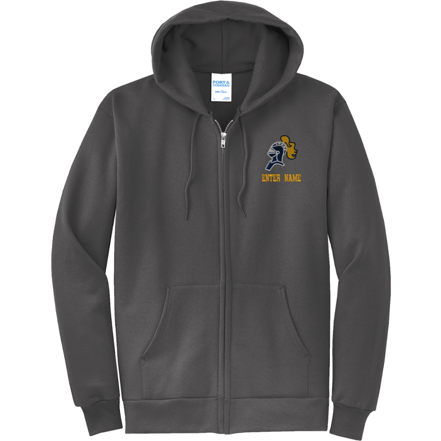 Castle Knights <span class="pdp-name-mascot">Castle Knights</span> Port & Company Men's Core Fleece Full-Zip Hooded Sweatshirt