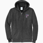 USA PRIME MICHIGAN <span class="pdp-name-mascot">USA PRIME MICHIGAN</span> Port & Company Men's Core Fleece Full-Zip Hooded Sweatshirt Front Thumbnail
