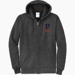 Potsdam Youth Football Association <span class="pdp-name-mascot">Potsdam Youth Football Association Sandstoners</span> Port & Company Men's Core Fleece Full-Zip Hooded Sweatshirt Front Thumbnail
