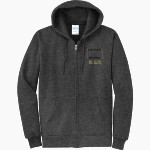 ND Elite Elite Port & Company Men's Core Fleece Full-Zip Hooded Sweatshirt Front Thumbnail