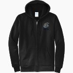 PEARL HIGH SCHOOL PIRATES <span class="pdp-name-mascot">PEARL PIRATES</span> Port & Company Men's Core Fleece Full-Zip Hooded Sweatshirt Front Thumbnail