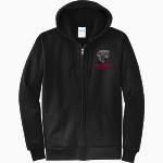 Trenton Tornadoes Port & Company Men's Core Fleece Full-Zip Hooded Sweatshirt Front Thumbnail