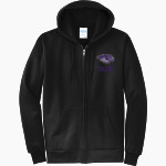 Coudersport Area Falcons <span class="pdp-name-mascot">Coudersport Area High School Falcons</span> Port & Company Men's Core Fleece Full-Zip Hooded Sweatshirt Front Thumbnail
