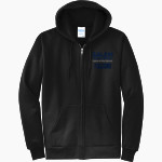 Salem Falcons <span class="pdp-name-mascot">Salem School District Falcons</span> Port & Company Men's Core Fleece Full-Zip Hooded Sweatshirt Front Thumbnail