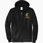 CANTERBURY SCHOOL OF FLORIDA CRUSADERS <span class="pdp-name-mascot">CANTERBURY OF FLORIDA CRUSADERS</span> Port & Company Men's Core Fleece Full-Zip Hooded Sweatshirt Front Thumbnail