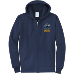 BETHESDA-CHEVY CHASE HIGH SCHOOL BARONS <span class="pdp-name-mascot">BETHESDA - CHEVY CHASE BARONS</span> Port & Company Men's Core Fleece Full-Zip Hooded Sweatshirt Front Thumbnail