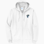 WATERFORD HIGH SCHOOL WILDCATS <span class="pdp-name-mascot">WATERFORD WILDCATS</span> Port & Company Men's Core Fleece Full-Zip Hooded Sweatshirt Front Thumbnail