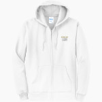 ALPHA OMEGA ACADEMY LIONS <span class="pdp-name-mascot">ALPHA OMEGA ACADEMY LIONS</span> Port & Company Men's Core Fleece Full-Zip Hooded Sweatshirt Front Thumbnail