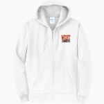 WEST HIGH SCHOOL COWBOYS Port & Company Men's Core Fleece Full-Zip Hooded Sweatshirt Front Thumbnail