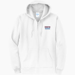 Perspectives Warriors Port & Company Men's Core Fleece Full-Zip Hooded Sweatshirt Front Thumbnail