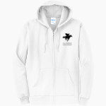 Lomega Raiders <span class="pdp-name-mascot">Lomega Raiders</span> Port & Company Men's Core Fleece Full-Zip Hooded Sweatshirt Front Thumbnail