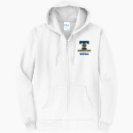Tennessee Rush Basketball <span class="pdp-name-mascot">Tennessee Rush</span> Port & Company Men's Core Fleece Full-Zip Hooded Sweatshirt Front Thumbnail