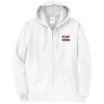 WILMOT UNION HIGH SCHOOL PANTHERS <span class="pdp-name-mascot">WILMOT PANTHERS</span> Port & Company Men's Core Fleece Full-Zip Hooded Sweatshirt Front Thumbnail