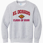 EL DORADO HIGH SCHOOL AZTECS Port & Company Youth Core Fleece Crewneck Sweatshirt Front Thumbnail