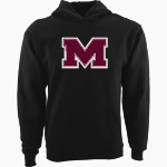 MILLBURY SR HIGH SCHOOL WOOLIES <span class="pdp-name-mascot">MILLBURY MEMORIAL WOOLIES</span> Port & Company Youth Core Fleece Hoody Front Thumbnail