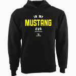 Mahone Mustangs Port & Company Youth Core Fleece Hoody Front Thumbnail