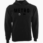 METRO ACADEMIC & CLASSICAL HIGH SCHOOL Online Store <span class="pdp-name-mascot">METRO ACADEMY & CLASSICAL METRO PANTHERS</span> Port & Company Youth Core Fleece Hoody Front Thumbnail