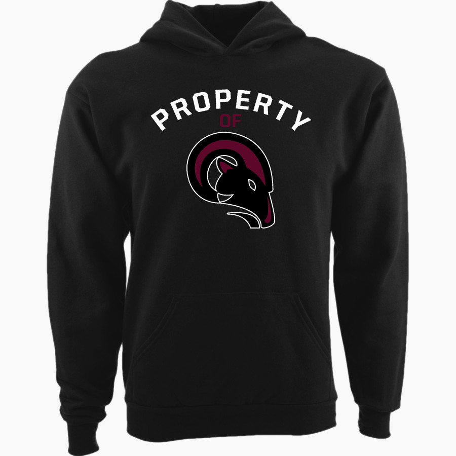 New Life Christian School Rams Port & Company Youth Core Fleece Hoody