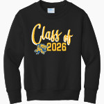 ARCHIMEDES ACADEMY Griffins Port & Company Youth Core Fleece Crewneck Sweatshirt Front Thumbnail