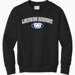 LAKEVIEW ACADEMY LIONS Port & Company Youth Core Fleece Crewneck Sweatshirt Front Thumbnail