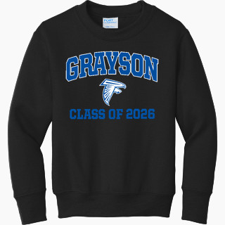 Port & Company Youth Core Fleece Crewneck Sweatshirt