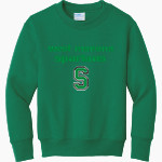 WEST MONONA HIGH SCHOOL SPARTANS Port & Company Youth Core Fleece Crewneck Sweatshirt Front Thumbnail