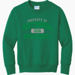 WEST MONONA HIGH SCHOOL SPARTANS <span class="pdp-name-mascot">WEST MONONA SPARTANS</span> Port & Company Youth Core Fleece Crewneck Sweatshirt Front Thumbnail