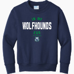 St. Patrick's Academy Wolfhounds Port & Company Youth Core Fleece Crewneck Sweatshirt Front Thumbnail