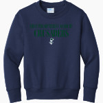 First Presbyterian Academy CRUSADERS <span class="pdp-name-mascot">SHANNON FOREST CRUSADERS</span> Port & Company Youth Core Fleece Crewneck Sweatshirt Front Thumbnail