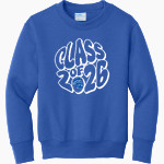 Springport Spartans Port & Company Youth Core Fleece Crewneck Sweatshirt Front Thumbnail