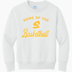 Smithfield Basketball Association Port & Company Youth Core Fleece Crewneck Sweatshirt Front Thumbnail