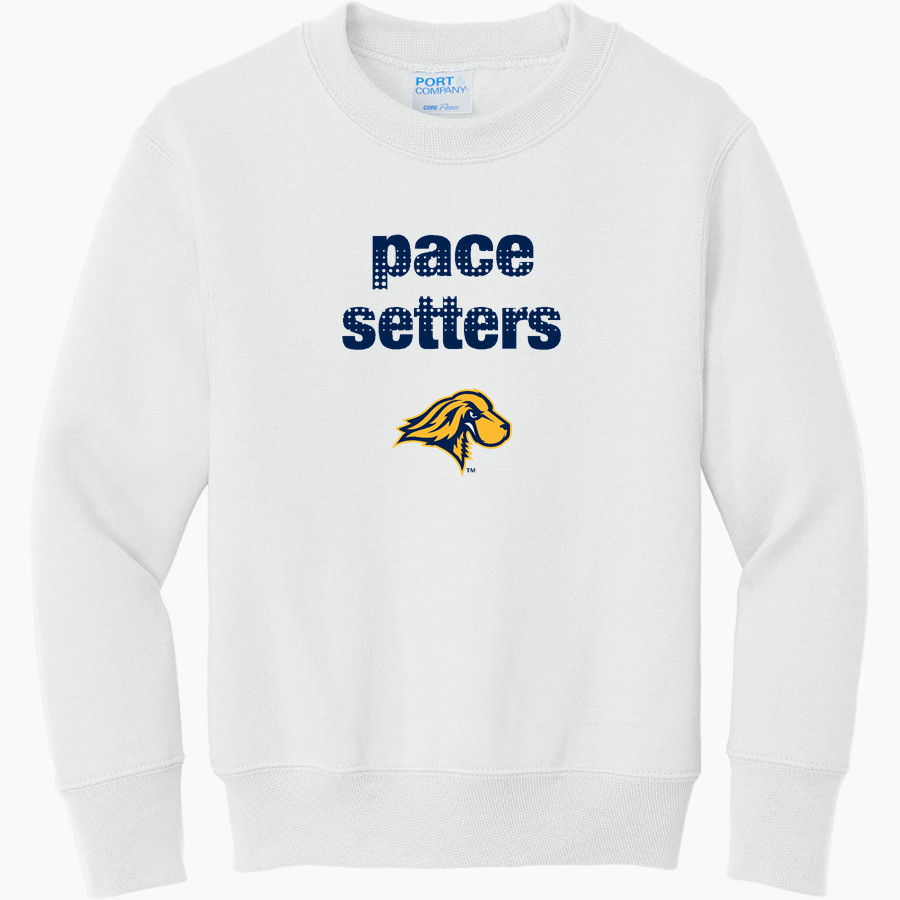 Pace Setters Port & Company Youth Core Fleece Crewneck Sweatshirt