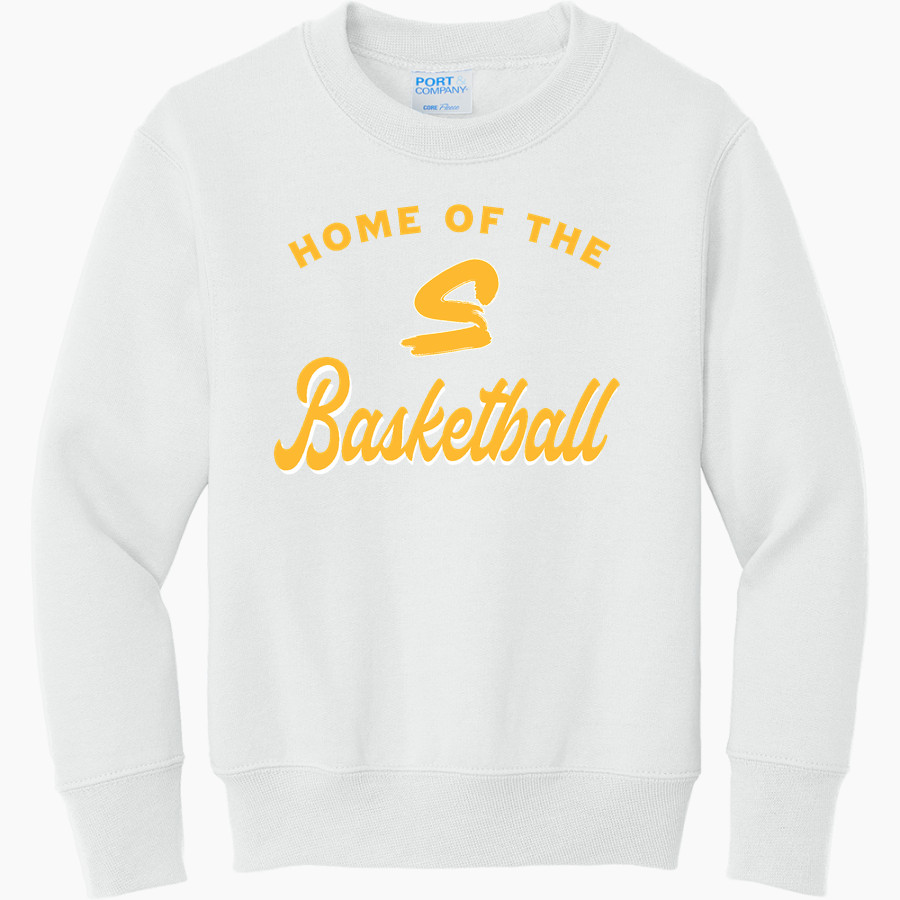 Smithfield Basketball Association Port & Company Youth Core Fleece Crewneck Sweatshirt