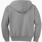 MIDLOTHIAN HIGH SCHOOL PANTHERS Port & Company Youth Full Zip Hoody Back Thumbnail