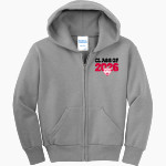 Williamson Marauders Port & Company Youth Full Zip Hoody Front Thumbnail