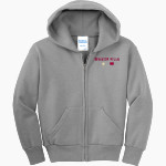 MISSION HILLS HIGH SCHOOL GRIZZLIES <span class="pdp-name-mascot">MISSION HILLS GRIZZLIES</span> Port & Company Youth Full Zip Hoody Front Thumbnail