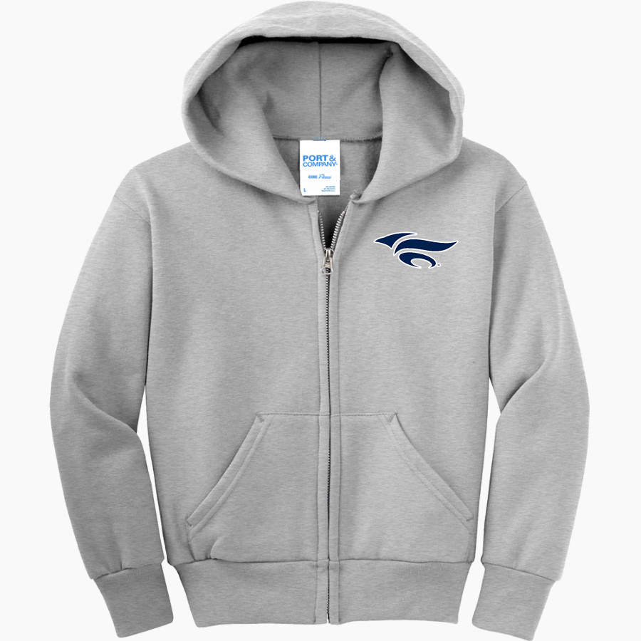 Runbirds Baseball Runbirds Baseball <span class="pdp-name-mascot">Runbirds Baseball</span> Port & Company Youth Full Zip Hoody