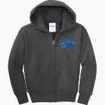 TST BOCES TST BOCES <span class="pdp-name-mascot">Tompkins-Seneca-Tioga Board of Cooperative Educational Services</span> Port & Company Youth Full Zip Hoody Front Thumbnail