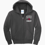 Southern Virginia Knights Port & Company Youth Full Zip Hoody Front Thumbnail