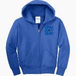 Perspectives Joslin Panthers Port & Company Youth Full Zip Hoody Front Thumbnail