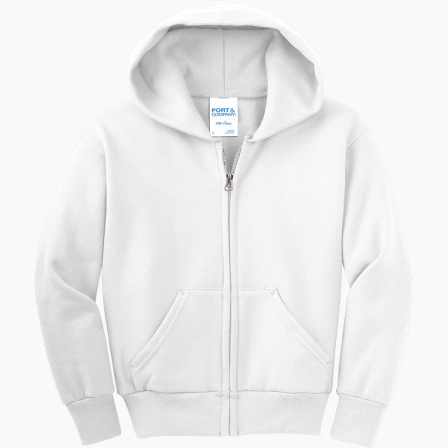 The Foundation The Foundation Port & Company Youth Full Zip Hoody