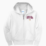 PAHRUMP VALLEY HIGH SCHOOL TROJANS <span class="pdp-name-mascot">PAHRUMP VALLEY TROJANS</span> Port & Company Youth Full Zip Hoody Front Thumbnail